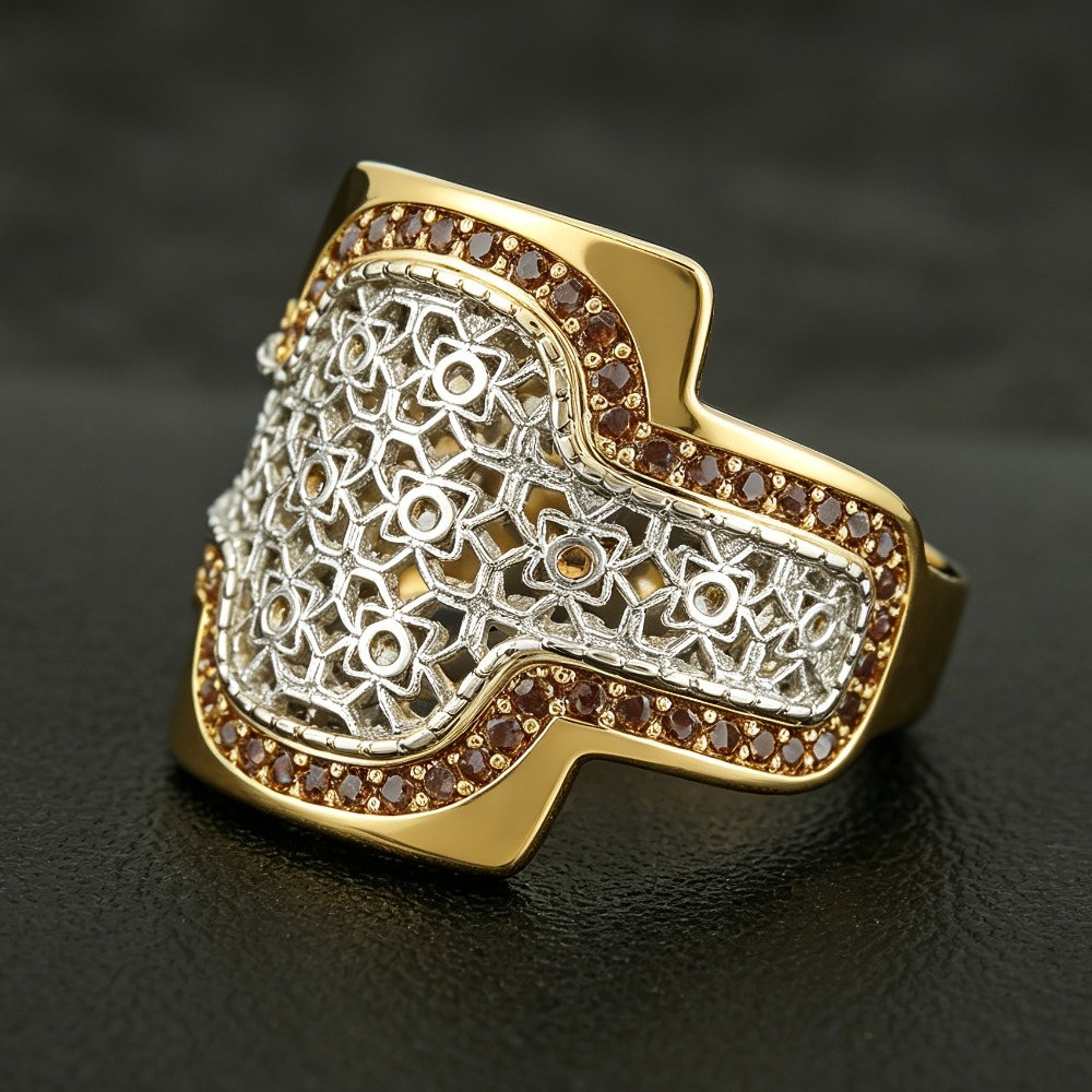 Women's Exquisite Retro Lace Cutout Floral Ring